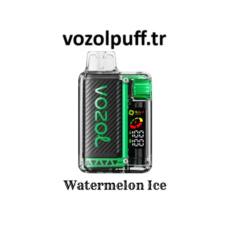 Vozol 20000 puff dijital ekran Watermelon Ice - Vista 20000 Vazol likid