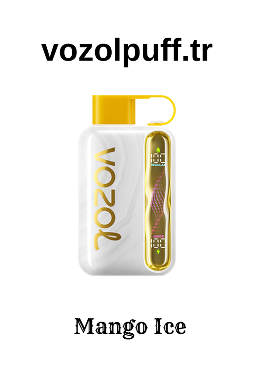 Orijinal Vozol Star 40000 Mango Ice - 40.000 Çekim Tropikal Mango Serinliği, Şarj Edilebilir Puff Elektronik Sigara