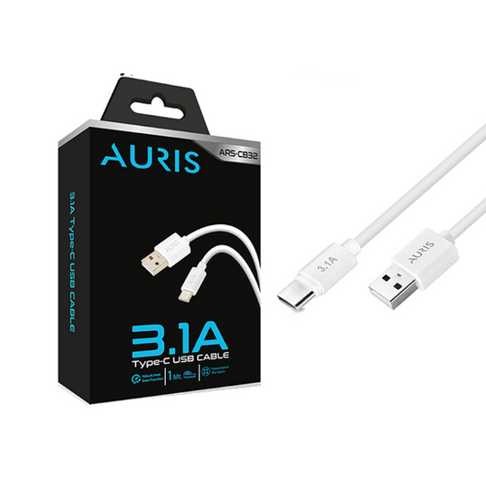 Auris 3.1 A Usb To Type-C Şarj Kablosu Vozol Puff
