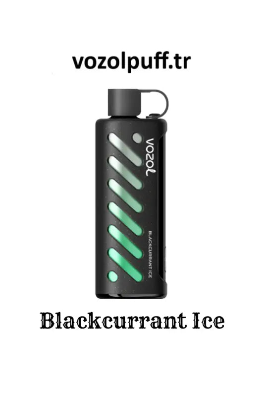 Siyah vape cihazı, Blackcurrant Ice - Vazol Gear Shisha 25000 ürününde