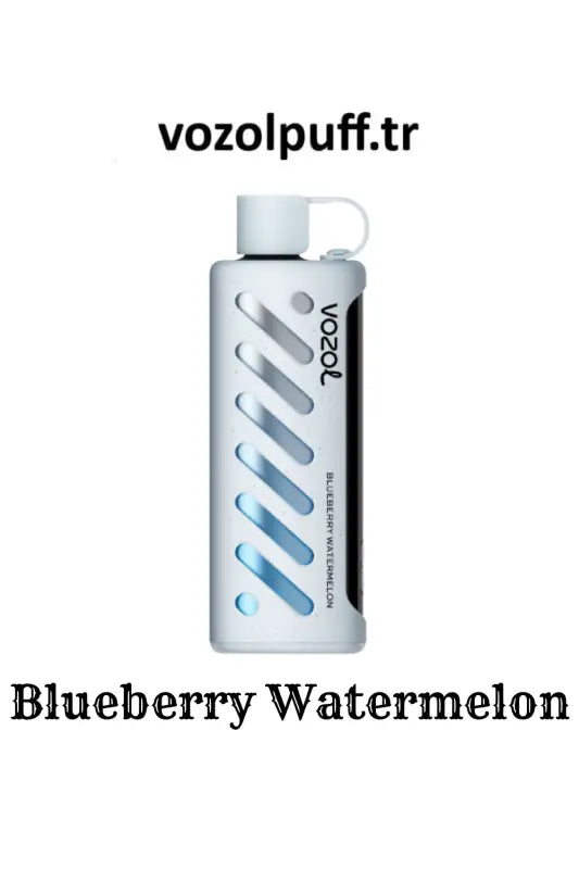 Beyaz ve mavi vape cihazı, Blueberry Watermelon - Vazol Gear Shisha 25000