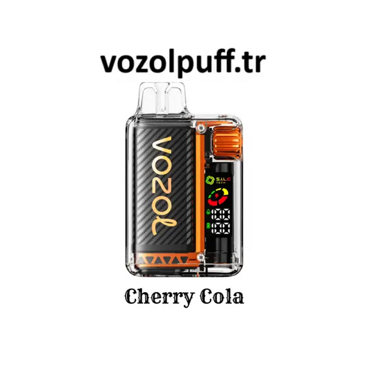 Şeffaf vape cihazı Cherry Cola - Vista 20000 Vazol, Vazol puff deneyimi sunuyor