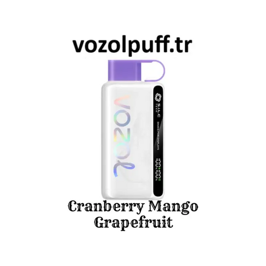 Beyaz mor detaylı vape, Cranberry Mango Grapefruit - Star 12000 Vazol ürünü
