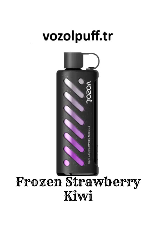 Siyah vape cihazı - Frozen Strawberry Kiwi Vazol Gear Shisha 25000 ürünü