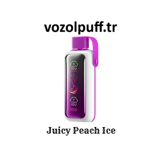 Vozol Star 20000 Puff Juicy Peach Ice Aromalı E-sigara - 50mg Nikotin