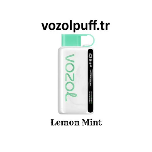 Beyaz vape cihazı, narenciye mentollü Lemon Mint - Star 12000 Vazol için ideal