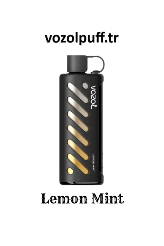 Siyah vape cihazı, Vazol Gear Shisha 25000 - Limon Nane tasarımıyla