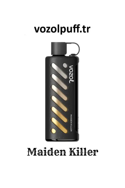 Maiden Killer - Vazol Gear Shisha 25000 siyah vape cihazı ile modern içim deneyimi