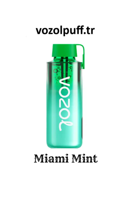 Vozol Neon 10000 Puff Miami Mint Aromalı E-sigara - 50mg Nikotin vazol