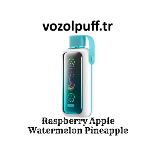 Vozol Star 20000 Puff Raspberry Apple Watermelon Pineapple Aromalı