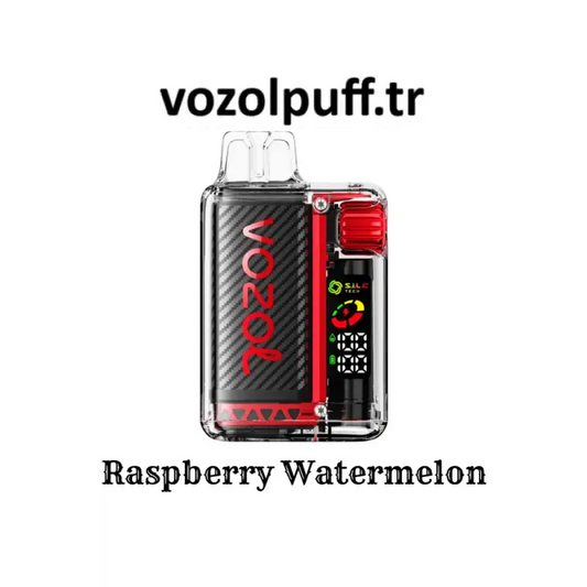Vozol dijital ekranlı Raspberry Watermelon - Vista 20000 Vazol puff elektronik sigara 