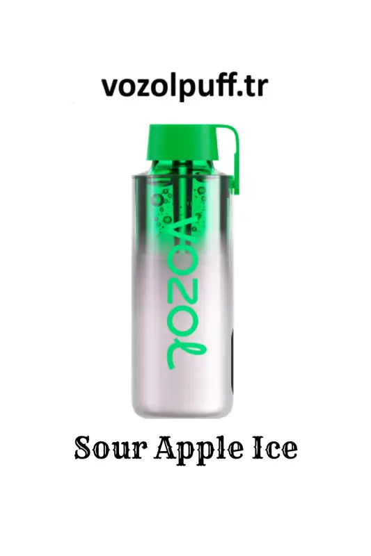 Vozol Neon 10000 Puff Sour Apple Ice Aromalı E-sigara - 50mg Nikotin